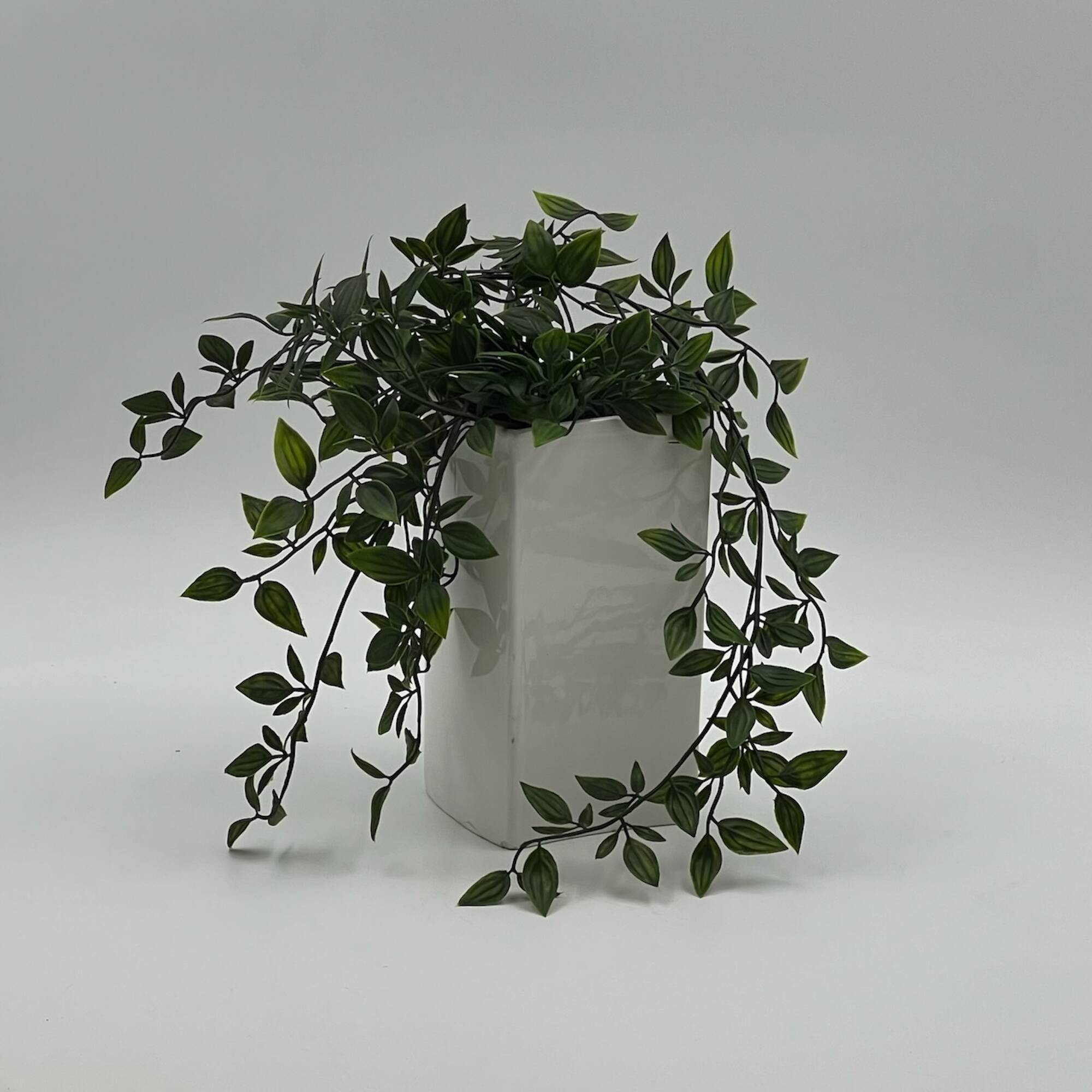 Gabbianelli Space Age Ceramic Vases in Orange and White, 1960s