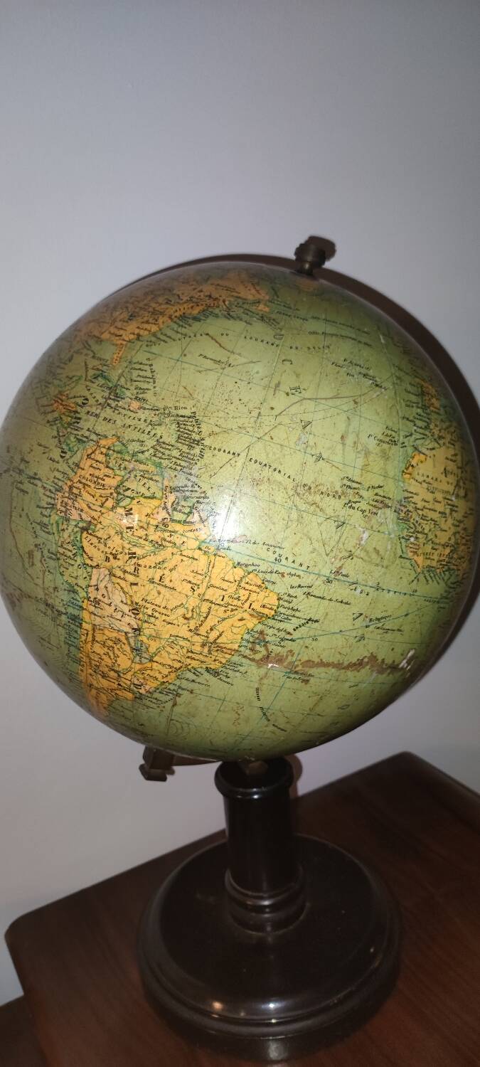 Plaster globe G Thomas late 19th