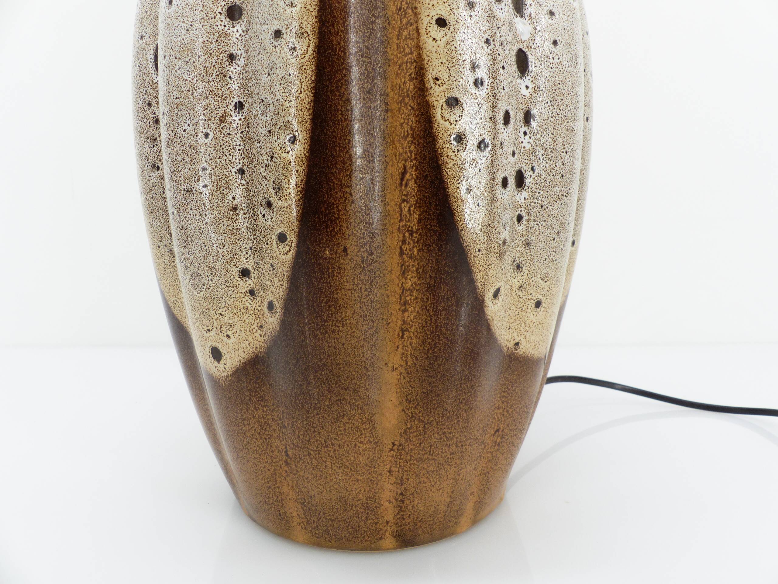 Lampe en céramique fat lava West Germany 1970 – Scheurich 292-34
