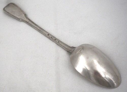 Serving spoon, XVIII century, solid silver, Auch Jean Affre, 32.6 cm, 179 g