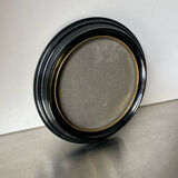 Black bakelite vintage picture frame diameter  16 cm