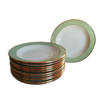 Series of 12 hollow plates Villeroy and Boch