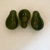 Set of 3 avocado cups