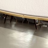 Miroir italien en laiton, 1950