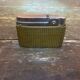 Vintage silver match chrome + gold metal lighter made in france