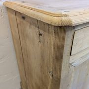 Old raw wood sideboard