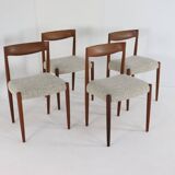Set of 4 JCA Jensen chairs ‘Hornum’ design danois