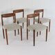Set of 4 JCA Jensen chairs ‘Hornum’ design danois