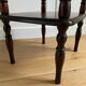 Phone table, wooden two trays