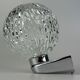 60s 70s wall lamp ball lamp metal chrome & glass space age design