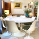 Table tulip d'Eero Saarinen 137 cm édition Knoll 1970