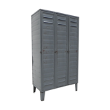 Industrial Steel Locker with 3 Doors