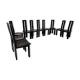 10 chairs by Pietro Costantini, Italy 80s