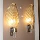 Pair of Murano glass wall lights, Toso