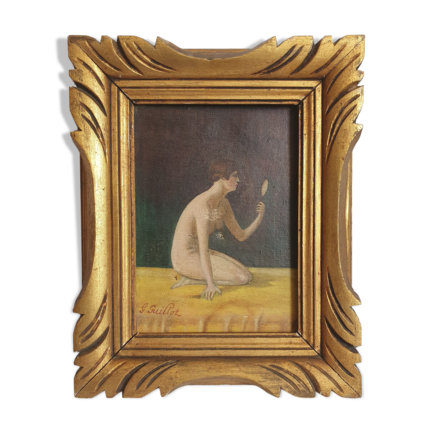 Oil on canvas by Gabrielle Guillot de Raffaillac