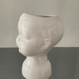 Vintage Cherubin porcelain vase