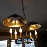 double billiard chandelier
