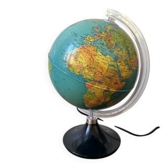 Antique illuminated globe