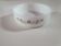 Plat vintage dynaware pyrorey ronc blanc avec fleurs marron sur un coté
