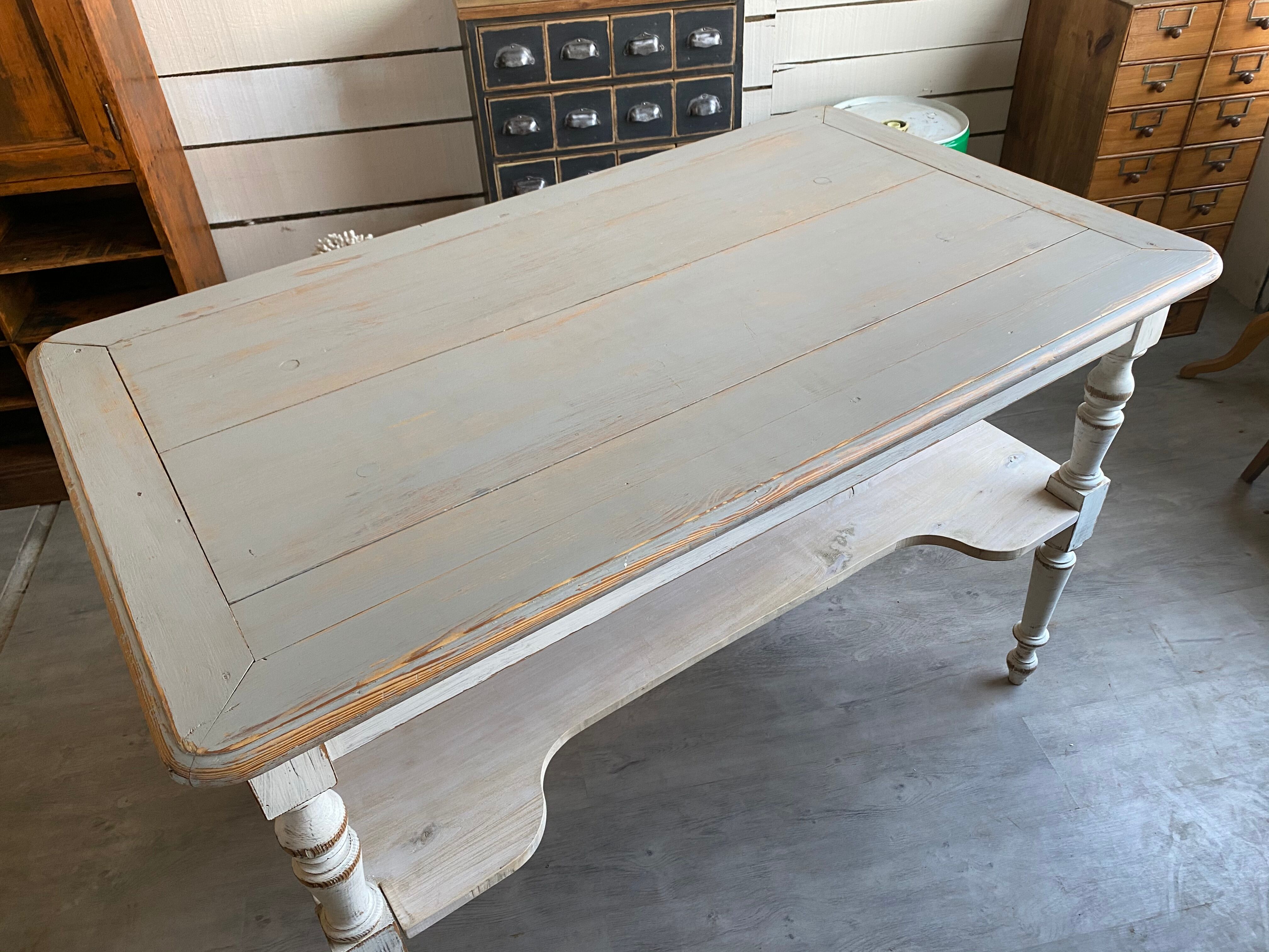 Old haberdashery table