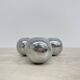 Mid-century design atomic aluminium candle stick ball shaped , 1970s