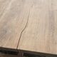Farm table 2 drawers solid oak raw wood
