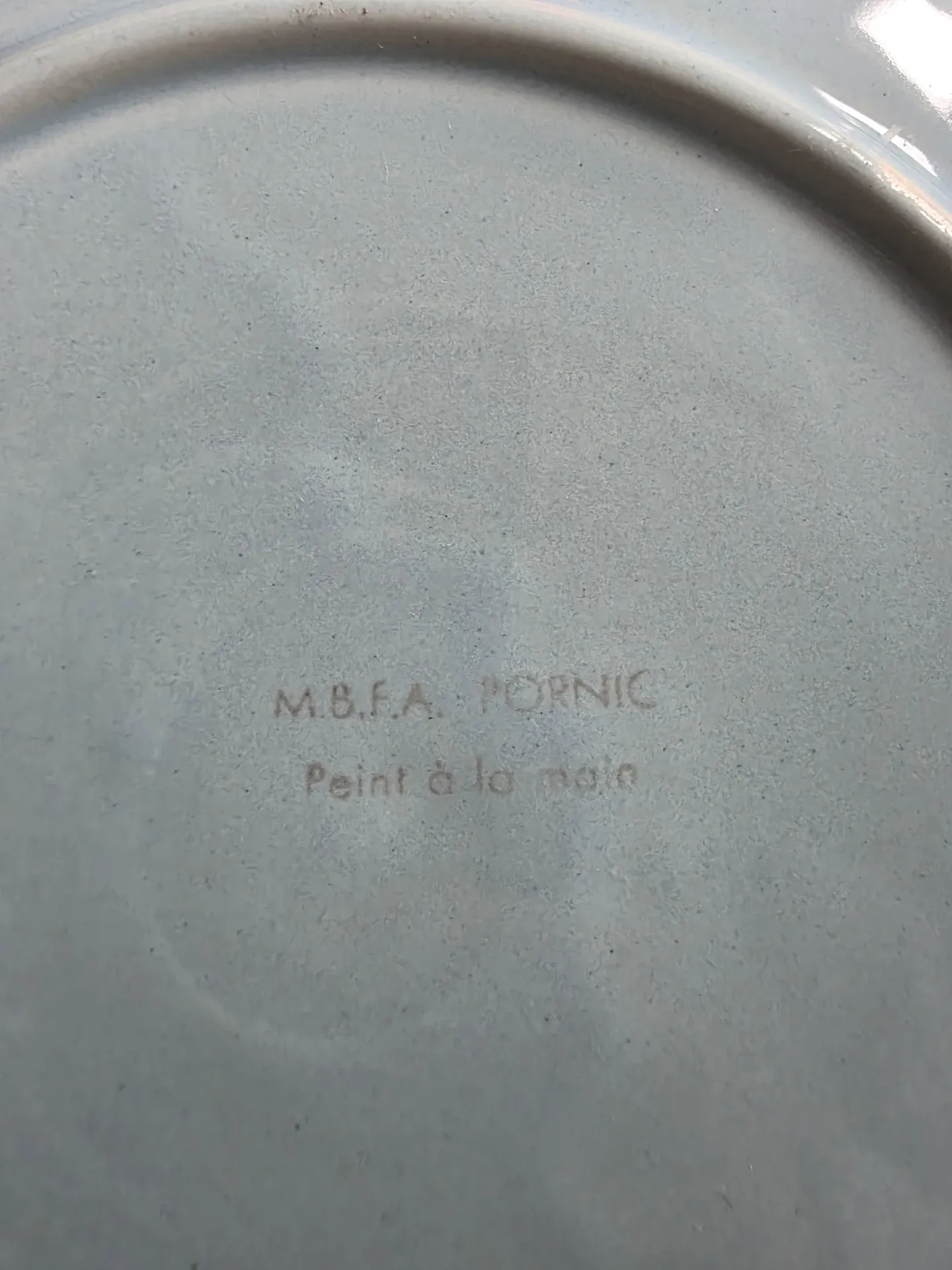 Assiettes plates Mid Century