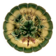 Old plate of vine leaf slip from Sarreguemines