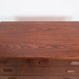 Chest of drawers in teak with four drawers, of Danish design, 1960s