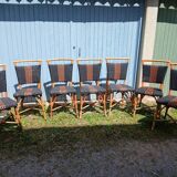 7 chaises de bistrot maison Grock