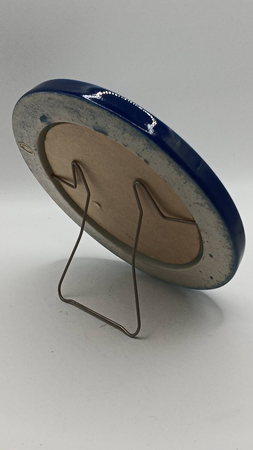 “Kuli” Ceramic Mirror by Britt Louise Sundell for Gustavsberg