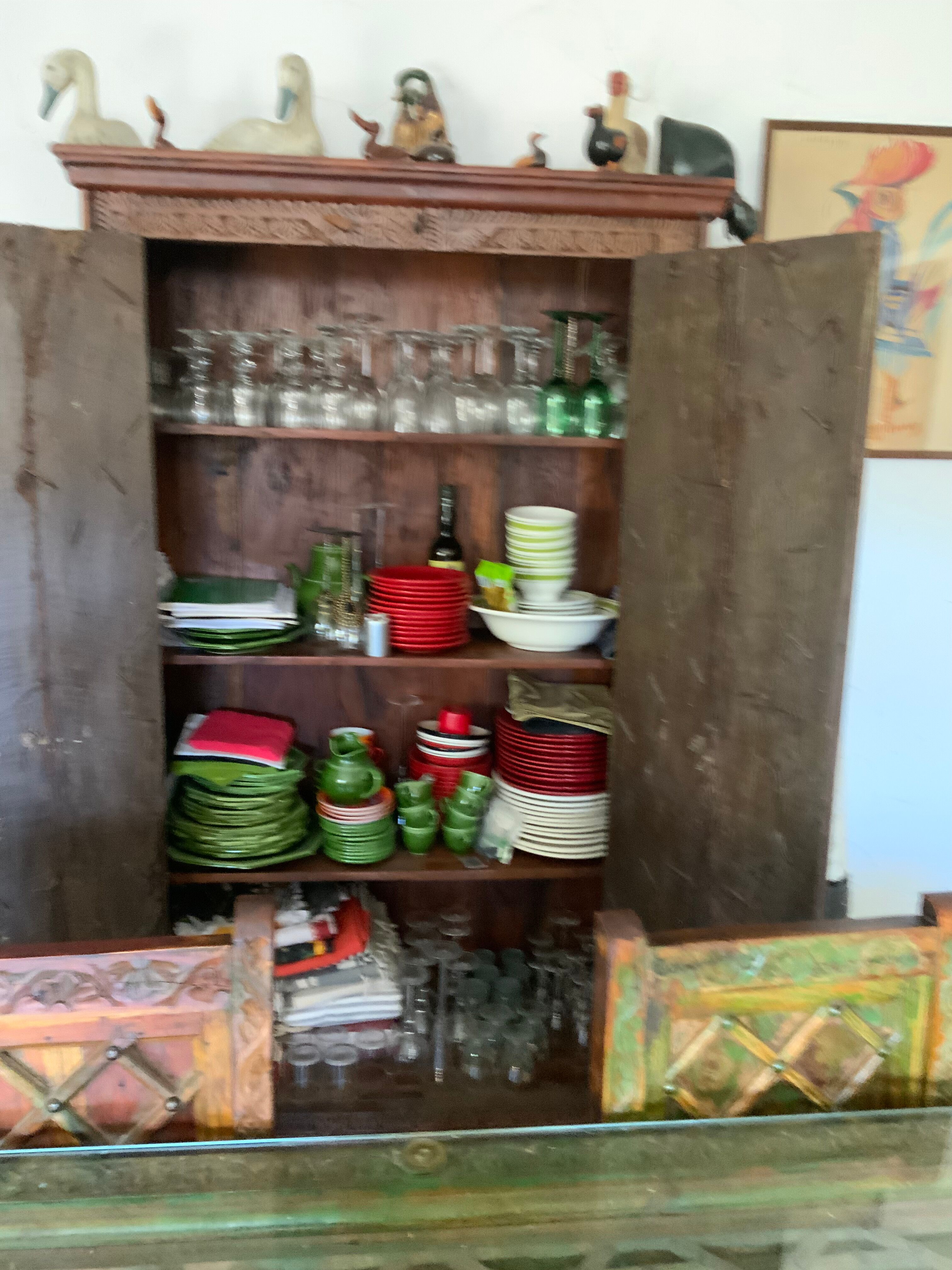 Dining room cabinet, Pakistani indow.