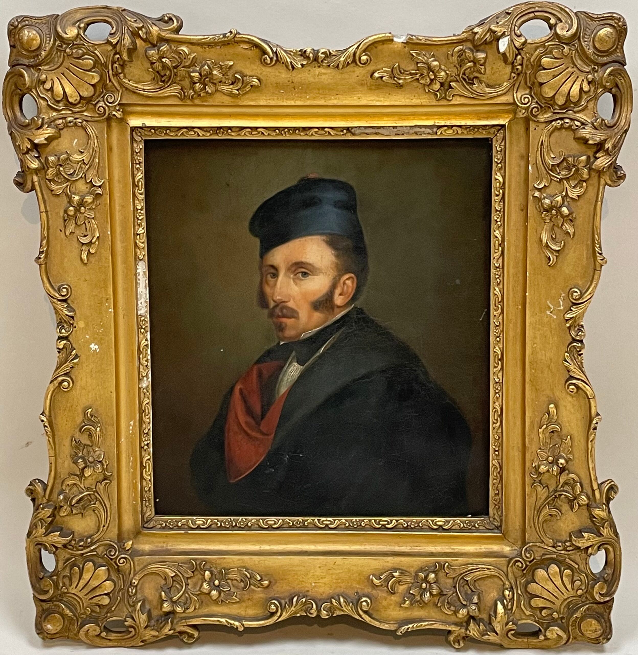 Portrait of a man with a rouflaquettes