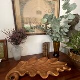 Vide-poche en bois sculpté 50cm