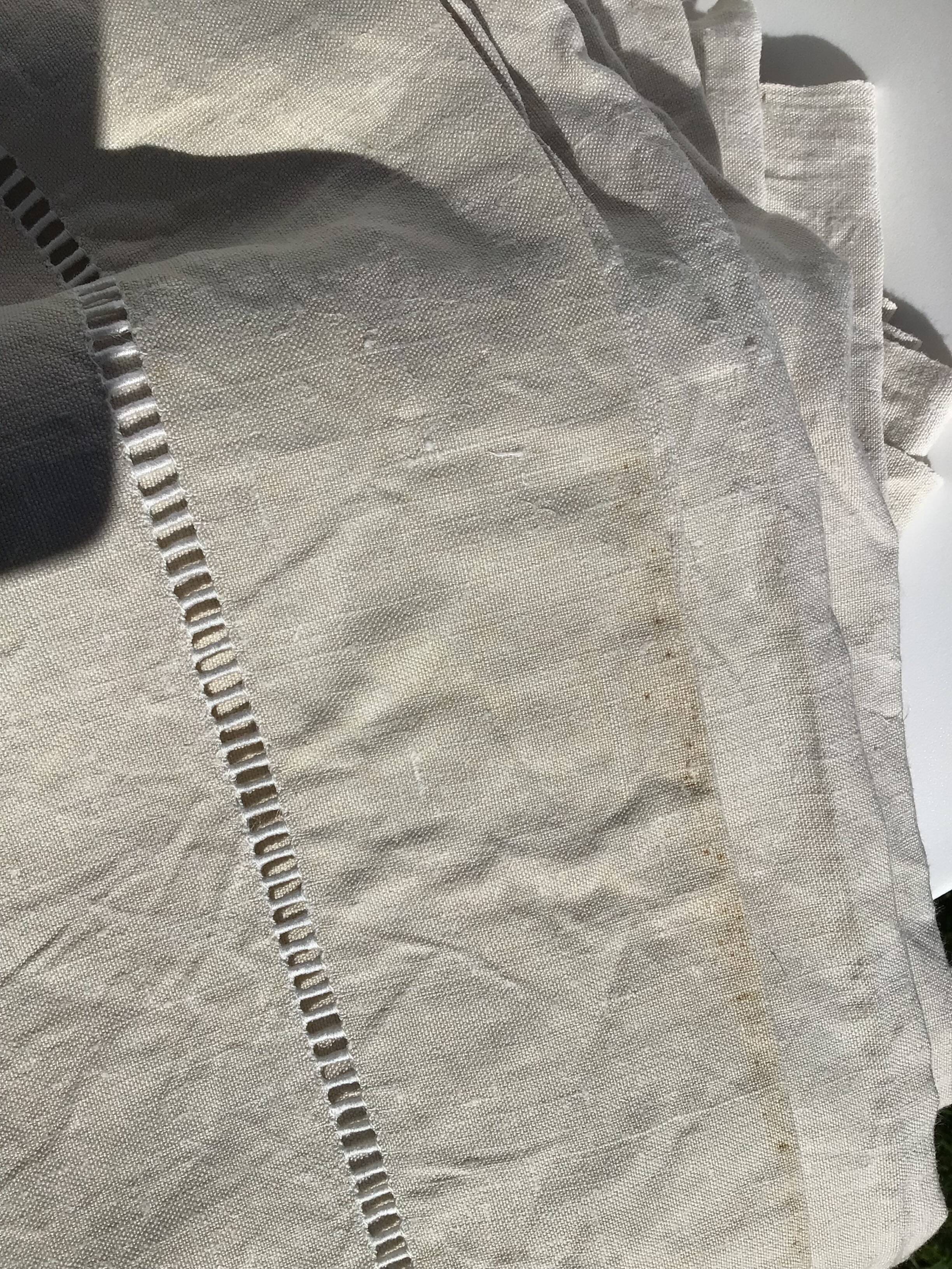 New pure linen sheet embroidered with VC day scale