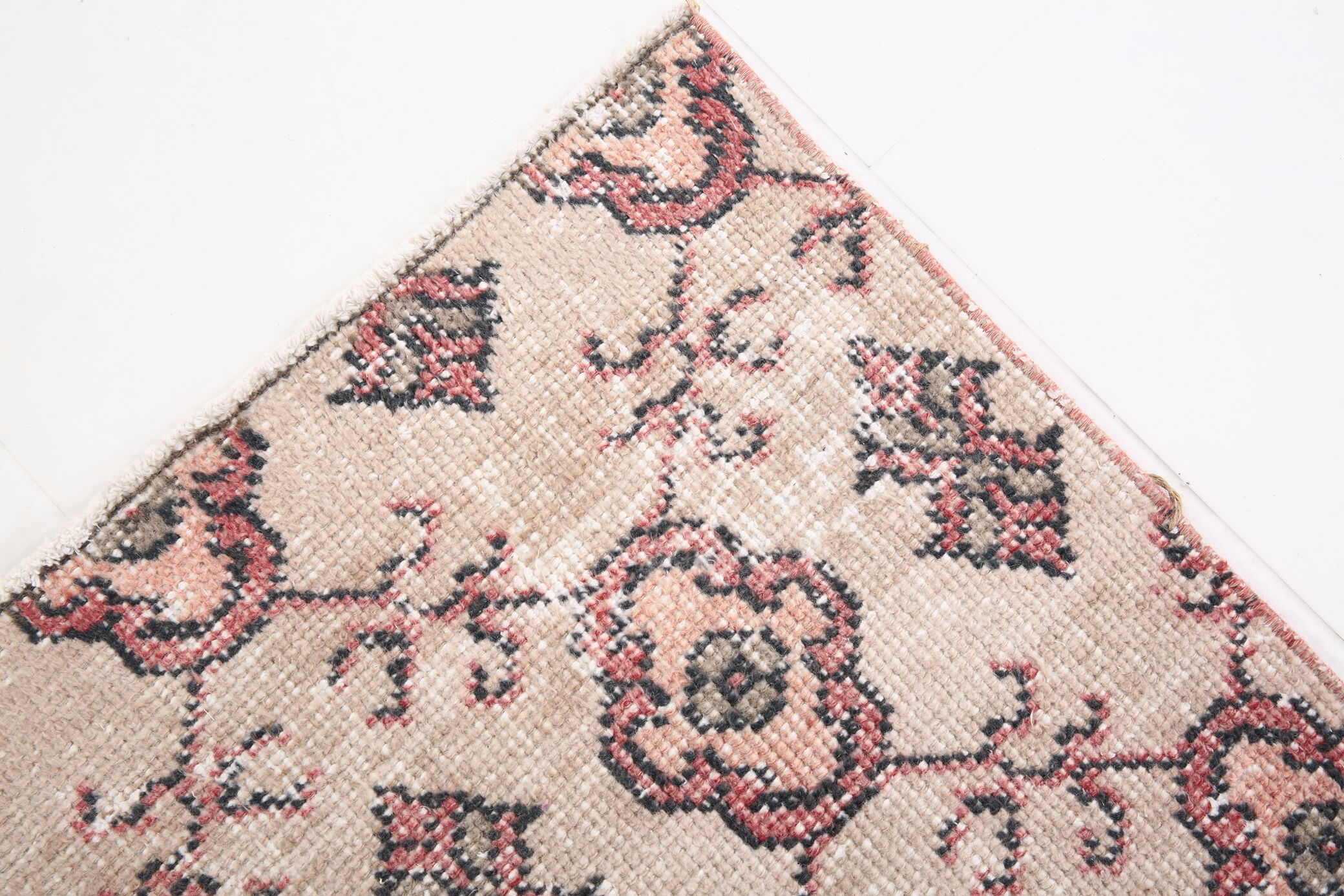 4x7 Red & Beige Floral Turkish Rug, 134x231Cm