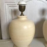 Pair of Kostka ceramic lamps