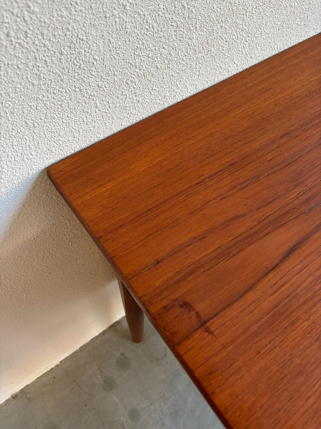 Vintage Danish freestanding desk teak