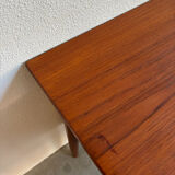 Vintage Danish freestanding desk teak