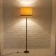Leather-covered floor lamp, K & L Belysning Sweden.