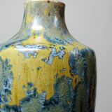 Rare petit vase ancien Alfred Renoleau grès émaux cristallins art déco