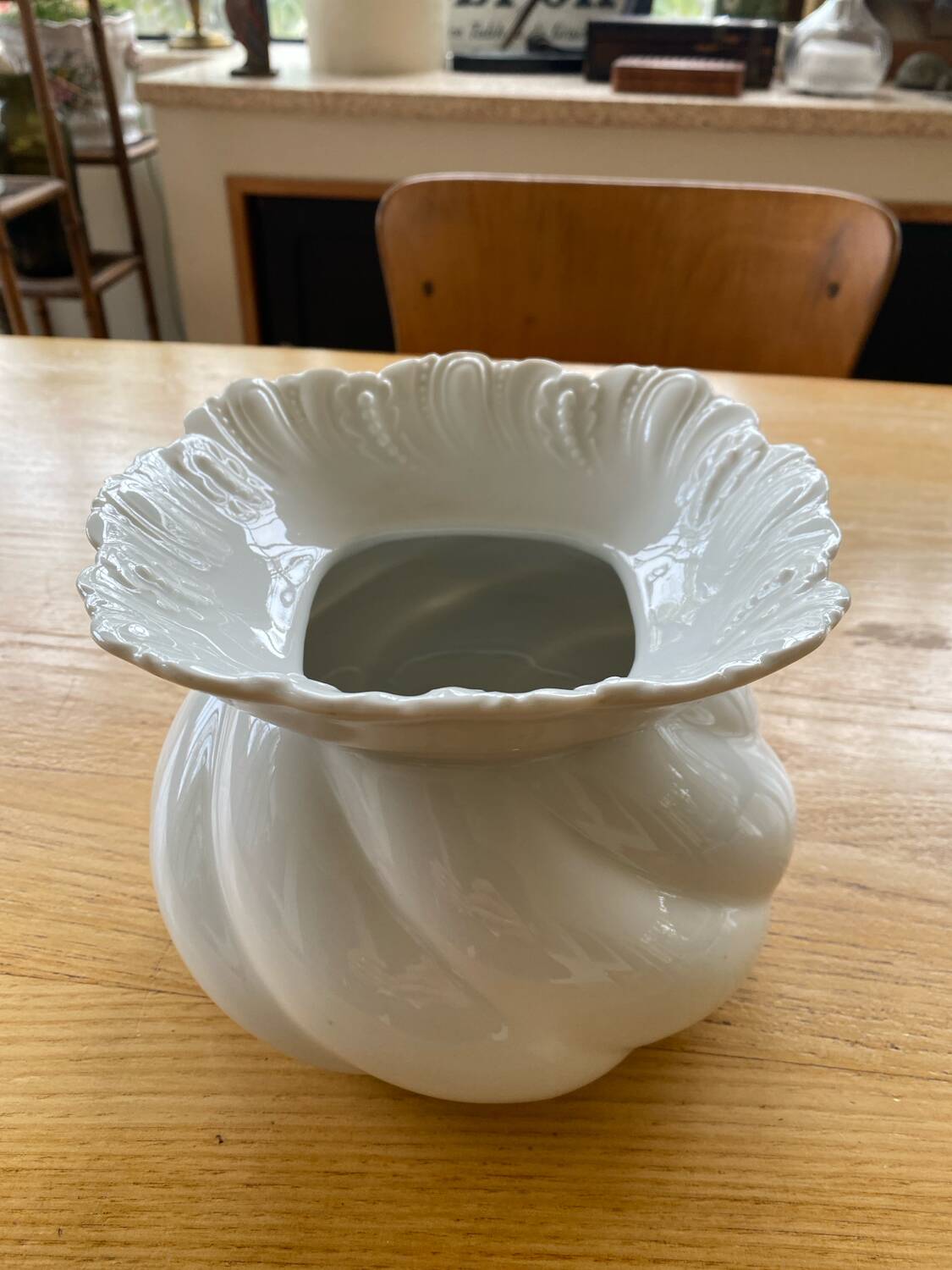 Vase porcelaine blanche