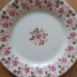 6 assiettes en terre de fer Gien