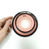 Set of Four Ceramic Coffee Cups by Baldelli with Milk Jug and Sugar Bowl, Italy