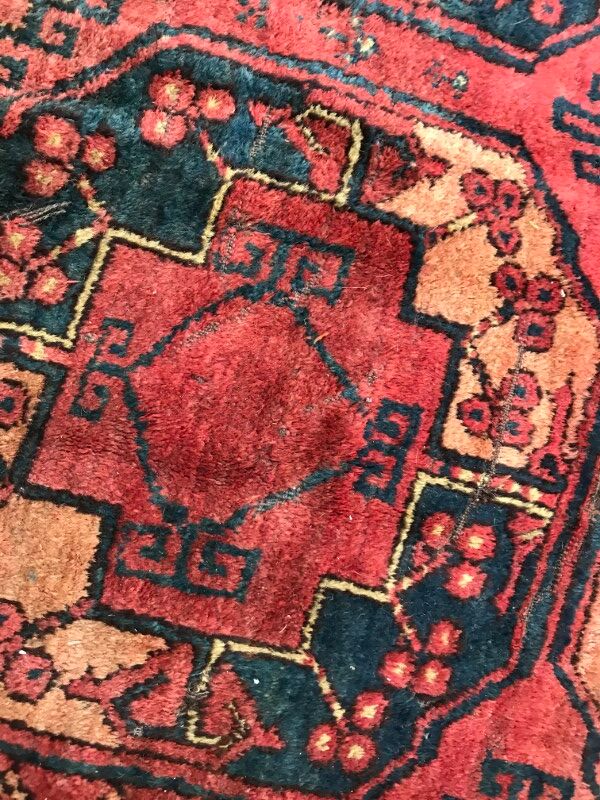 Tapis ancien turkmen ersari 19éme siècle 205x288 cm