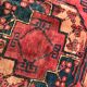 Carpet 19th century former Turkmen Ersari handmade 205 X 288 CM