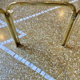 Side table smoked glass