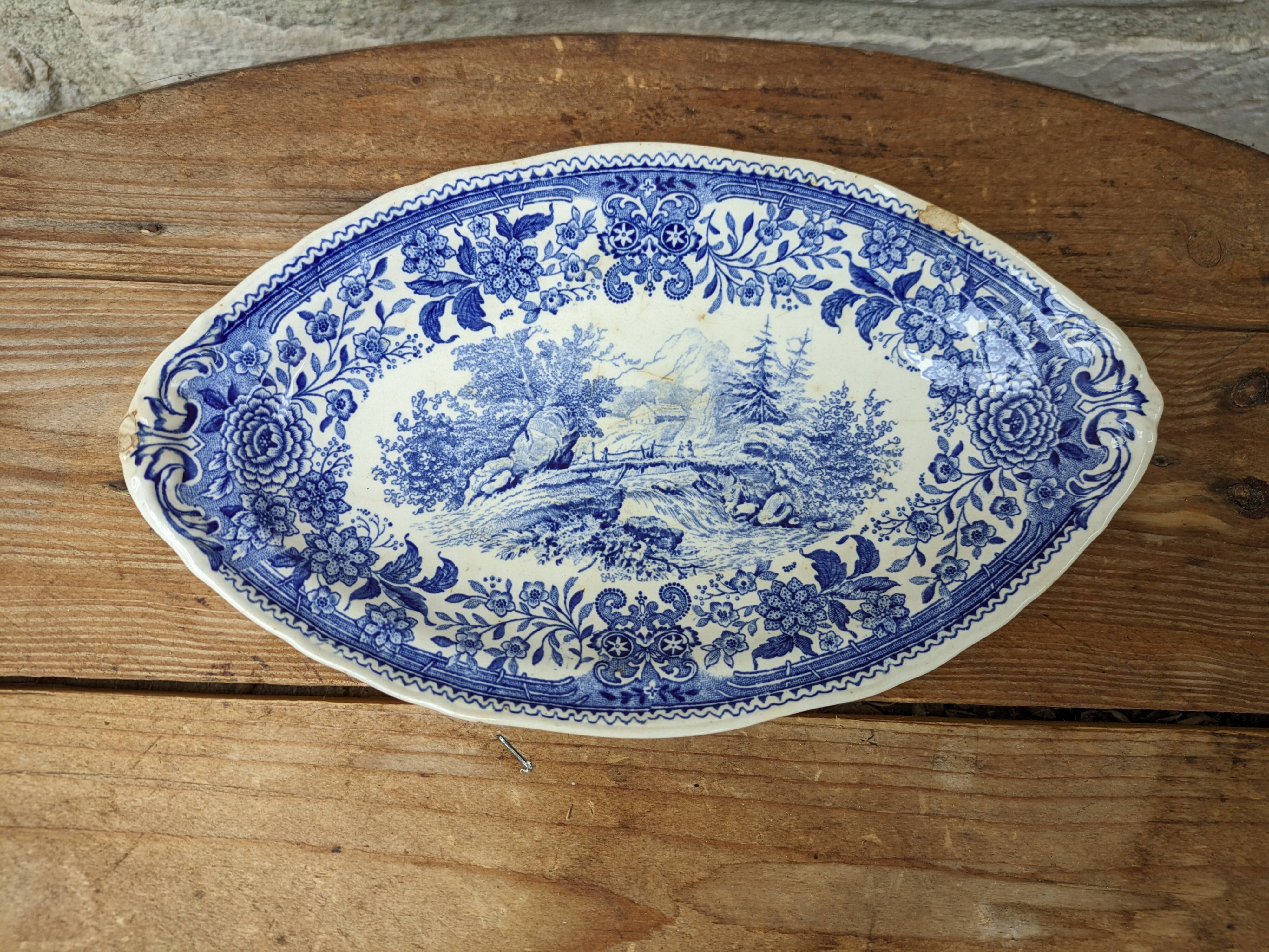 Old Villeroy and Boch Burgenland ceramic dish