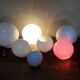 Globe 25cm en verre blanc