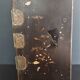 Cabinet furniture japan edo period signature and color photo